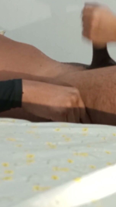 My perverted stepdad was horny and asked me to milk his black cock after sucking him off | Clip 2