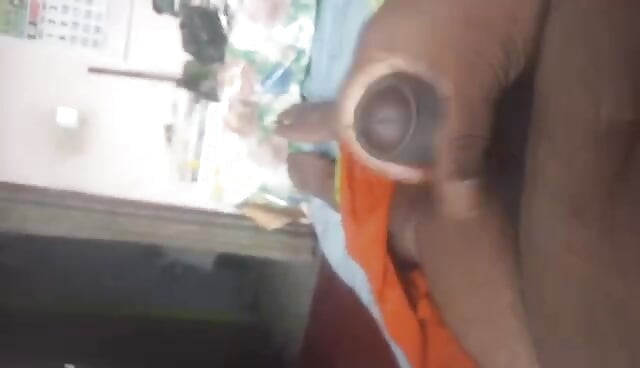 Handjob cum shot on my bed