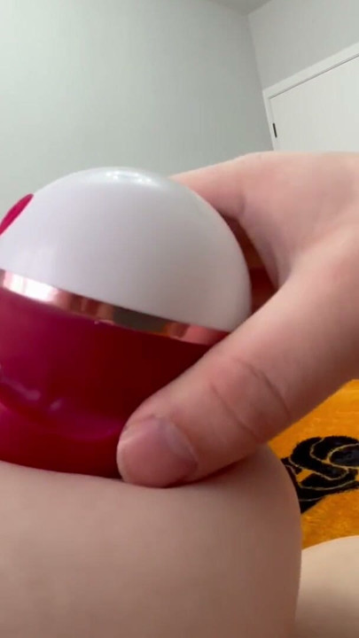 vacuum tongue caresses my hard nipples | Clip 1