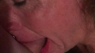 Sissy teri swallowing pee and sucking cock