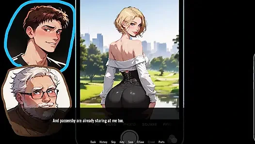 Eine heiße rothaarige stripperin gibt einen lapdance - willkommen im Port Haven # 4 Gameplay