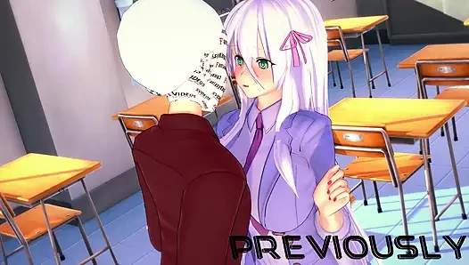 Die lehrerin Rossweisse schickt mich in den haft, um mir einen blowjob zu geben - EINE DER DOMINANTEN NTR Madness Serie