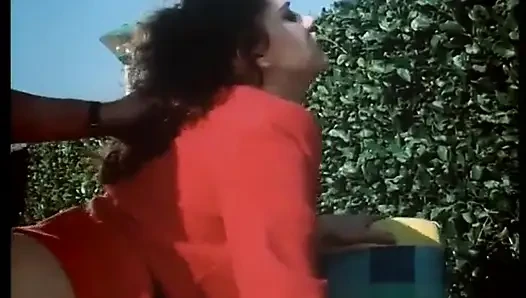 Beautiful slut with big tits and hairy pussy gets banged hard