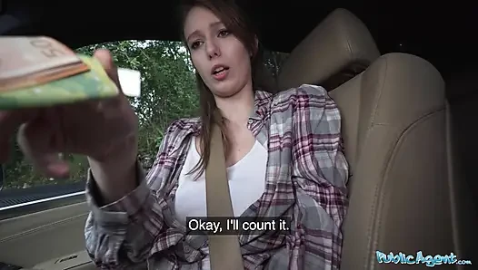 PUBLIC AGENT - Swedish Hitchhiker is a Fantastic FUCK