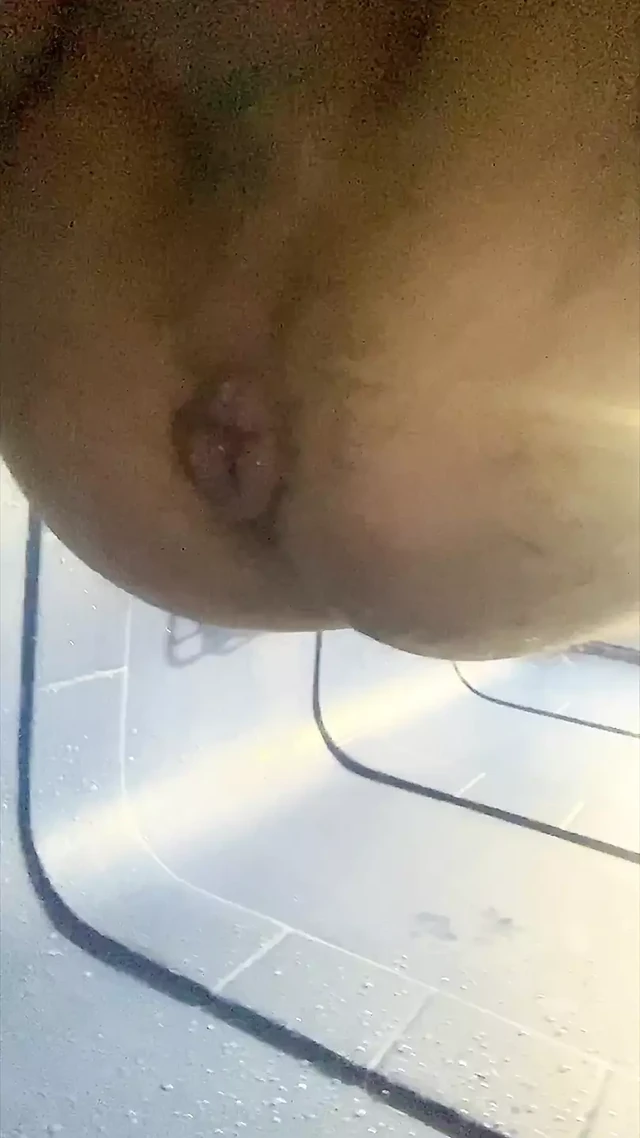 Squirting Out of His Gapeing Asshole