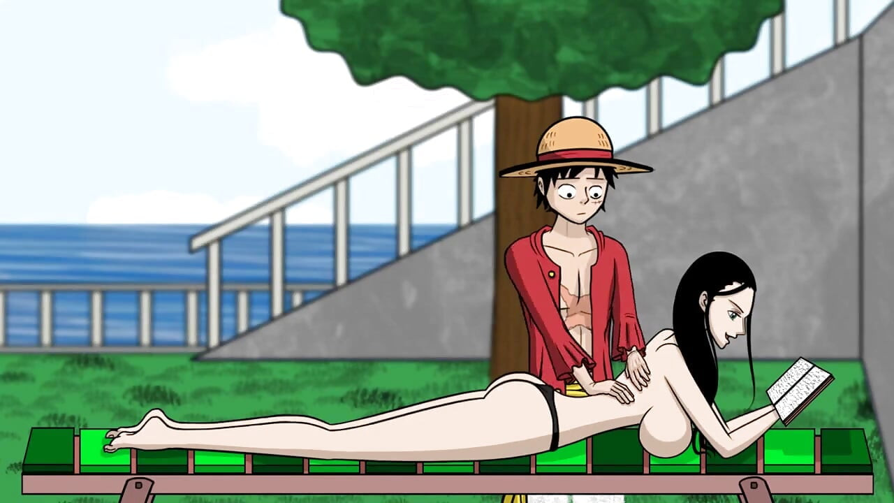 One Slice of Lust - one piece sex - bagian 2 nico robin lagi asik mainin pantatnya sama loveskysanx
