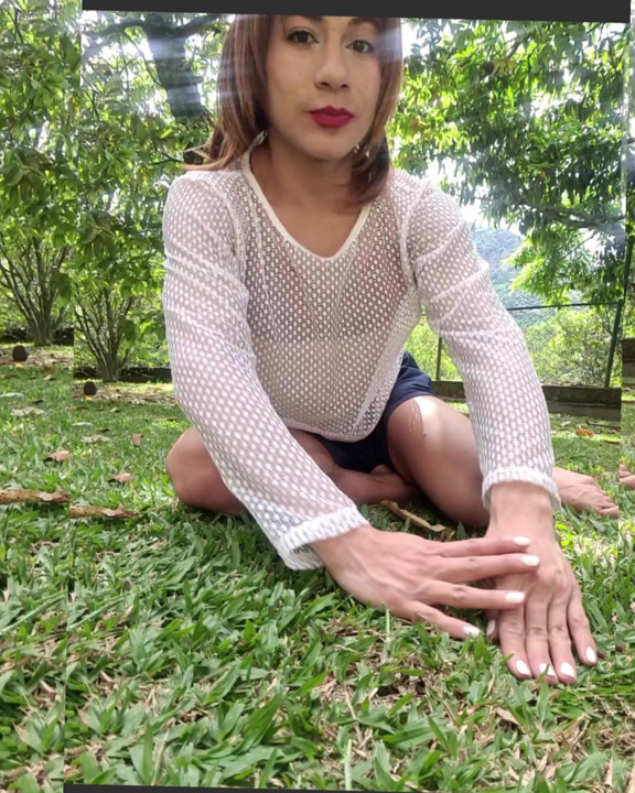 Outside