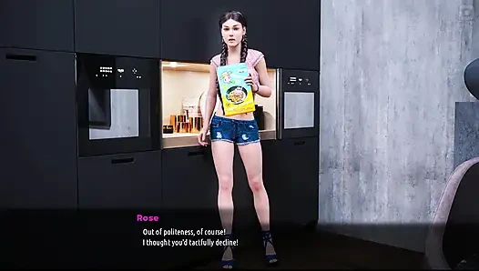 Sunville 76'nın orta yaşlı seksi kadını Rose ve ben ders çalışmadan sonra ilk orgazmını yaptığım bir çalışma seansı yaptık