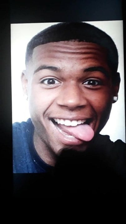 Cum tribute for a handsome black gay