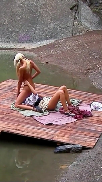 Must-see moment from "Cosplay Outdoor Lesbian Sex between cute Girls in Parody Porn"