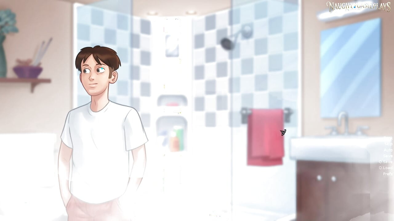 Stepmom Gets Surprise By His Massive Cock In The Shower - Summertime Saga 37 By DarkCookie - 3D Hentai Porn Game