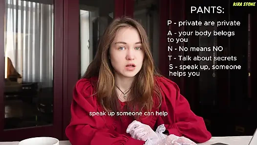 You Should've Known This a Long Time Ago! the "pants" Rule: Basic Safety and Boundaries.