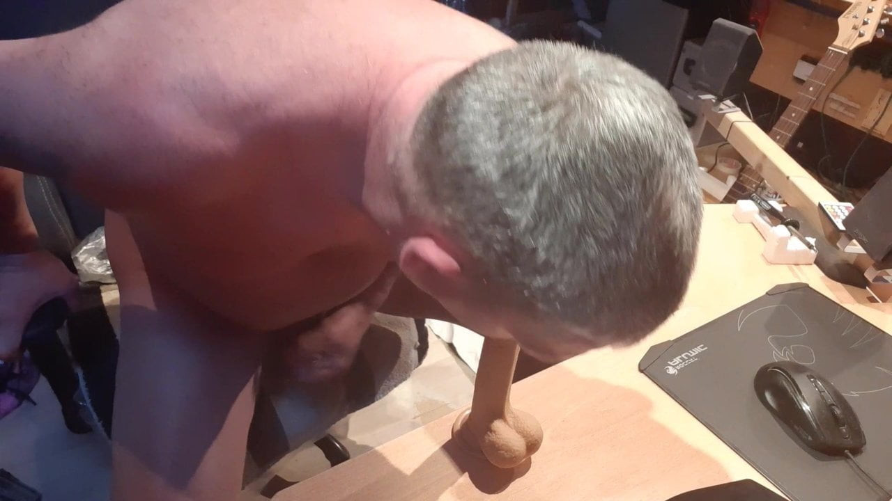 wanking and cum in the ass
