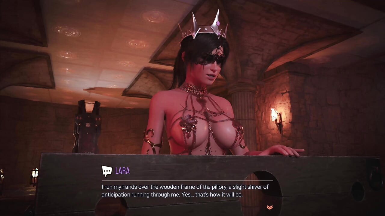 Croft Adventures 3 Lara adoră BDSM-urile și pulele mari negre și să tachineze altele