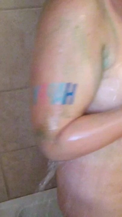 Showering milf