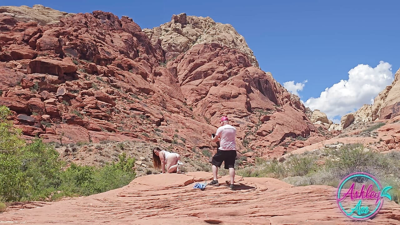 Bakom Kulisserna Fotografering - Ashley På Red Rock Canyon
