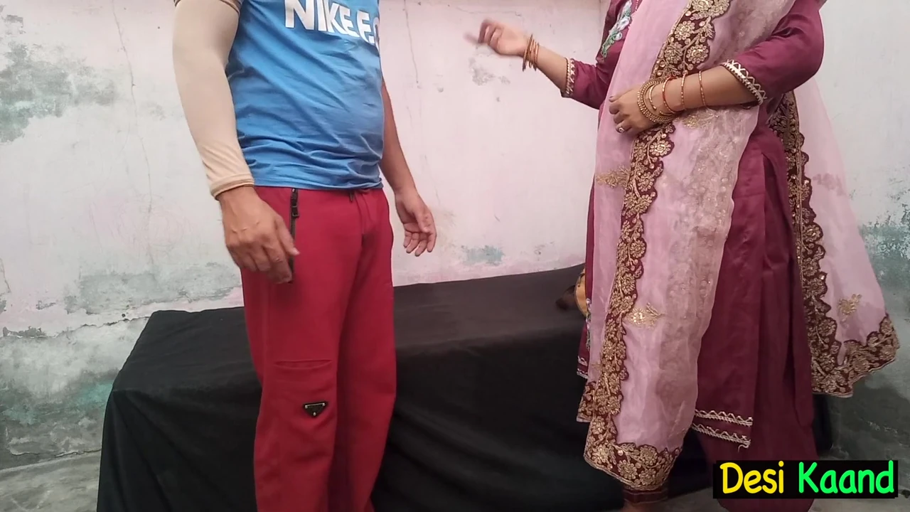 Stepmom and stepson share a bed in his friends marriage and both are fucking together