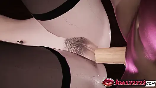 Hot E-Girl Sumiko POV Missionary Fuck Tight Pussy 3D Hentai Rule34 - Standing Legs Spread Close-Up Views