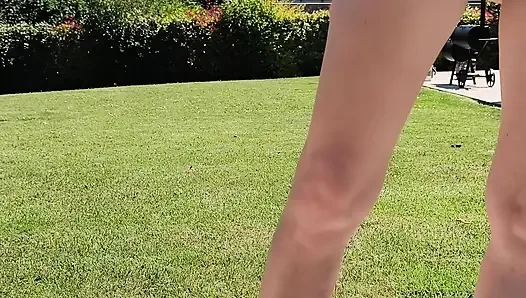 Sexy milf outdoors