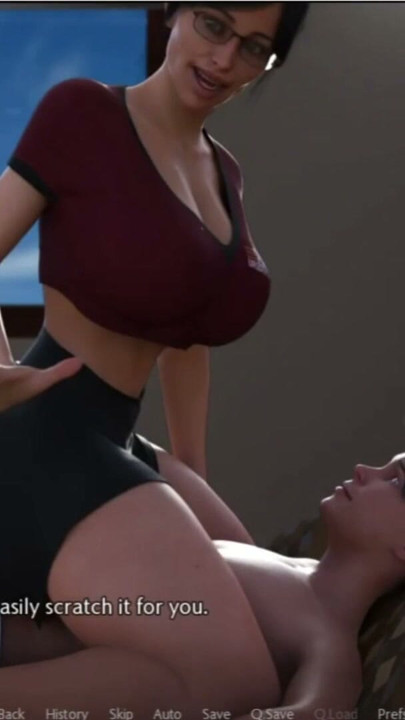 Walkthrough 3D game: student caresses the of a very beautiful woman with his tongue | Clip 2