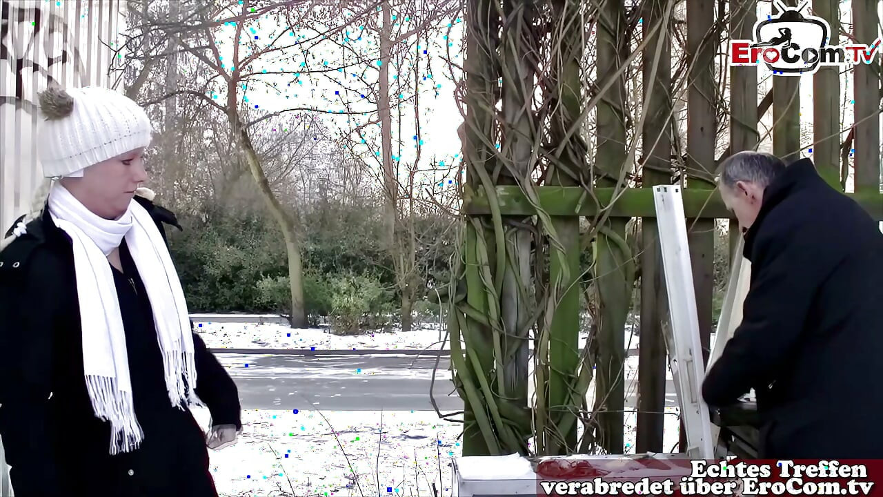 German girl next door is persuaded to have sex by grandpa