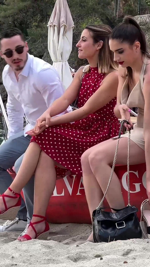 She Gets Dumped on the Beach