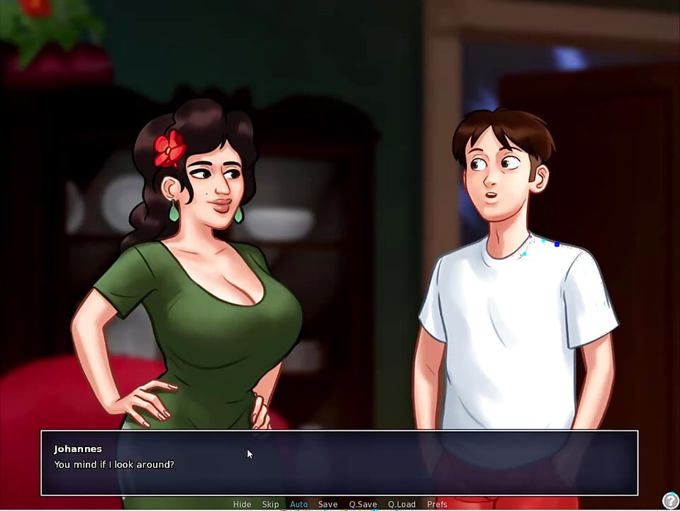 Summertime Saga - Johannes fucked Odette, Johannes fucked Maria, Eva had her baby