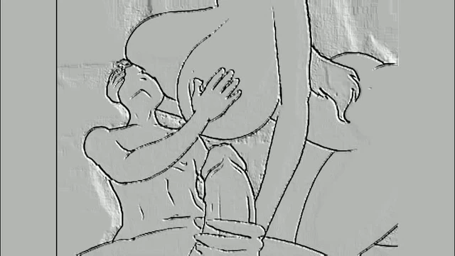 Mature mom and her boy cum in her mouth animation
