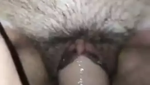 Sexy MILF masturbates with a big dildo