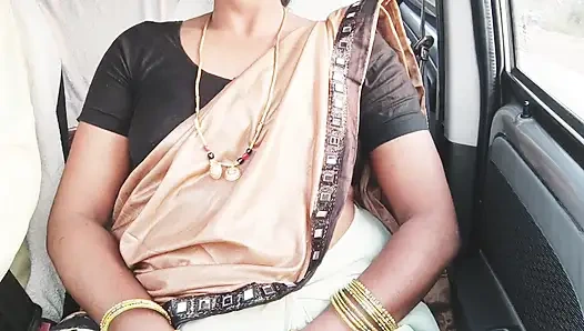 Indian Cal Gil Car Sex Teaching for Customer. Telugu Dirty Talks.