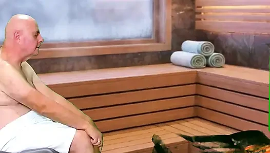 HOT SAUNA DELIGHT WITH ADAMANDEVE AND LUPO