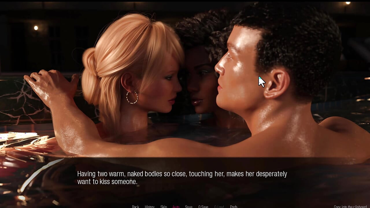 Jessica O'Neil # 9 - Коннер наблюдал, как Джессика и Шани наслаждаются друг другом в бассейне