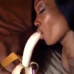 Ebony Woman Demonstrates how to suck White Cock BWC
