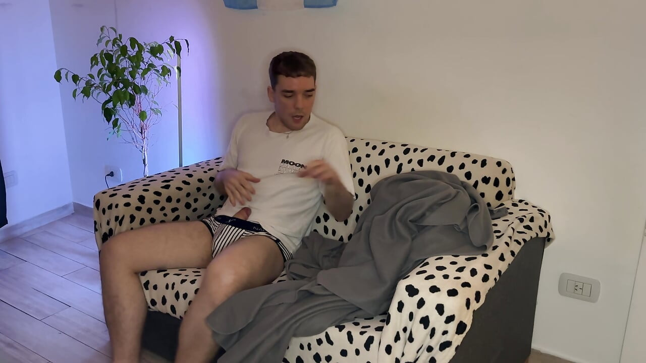 Horny Teen Jerking off to Seduce Step-bro Into Hard Rough Sex