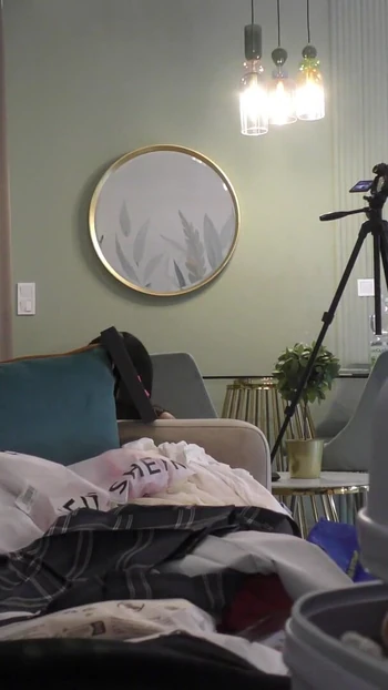 Must-see moment from "Hot sexy petite blonde college girl does a try on and goes online for likes and new followers to"