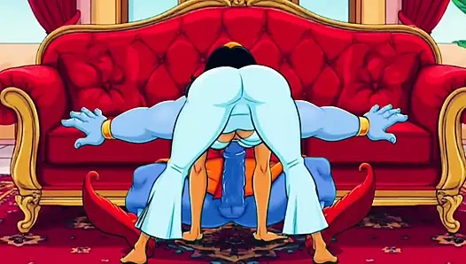 Slutty Princess and a Lustful Genie Rub a Lamp