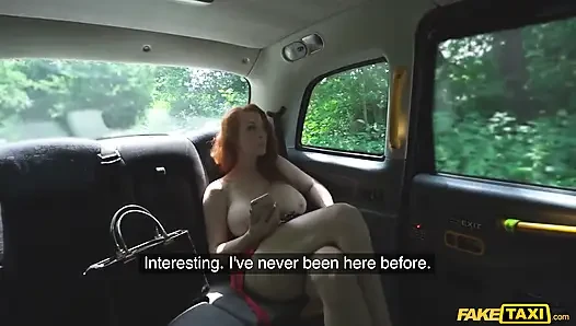 Fake Taxi - Big Tit MILF Redhead in the Red Dress Isabella Lui Loves Roadhead