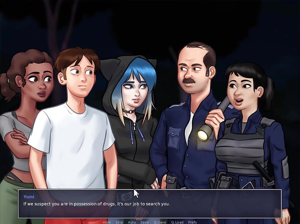 Summertime Saga: I've seen Grace's boobs and Eve's hot body
