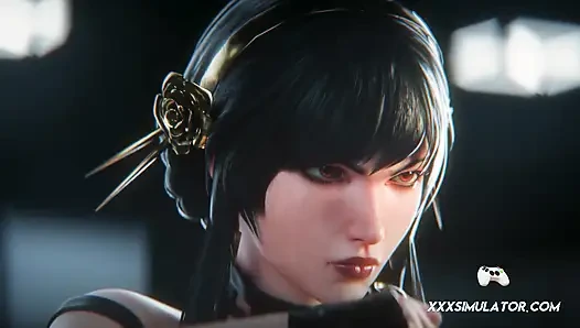 Dengan dorongan masing-masing, yor forger meleleh dalam kenikmatan sampai kejutan creampienya