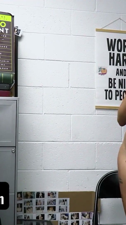 Shoplyfter - Petite Ebony Babe Bianca Bangs Strip Searched And Interrogated From Perv Officer | Clip 2