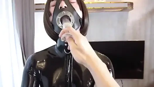 Mz29 - Latex Girl's Fitness Training