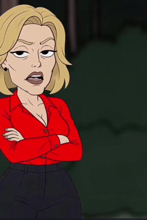 Jason fode casada milf Skyler. Paródia de desenho animado