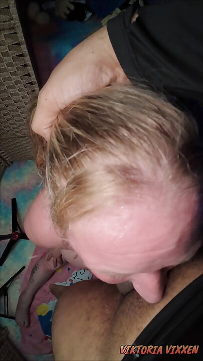 Throat Goblin 121 Blonde BBW Deepthroats a Thick Cock