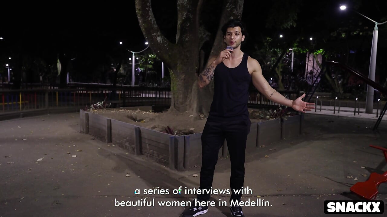 She Was Shy but Curious - Playground Interview Turns Into All-night Anal