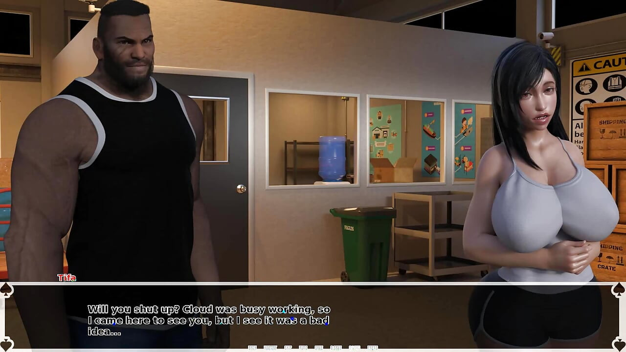 El gran jefe musculoso del cielo oscuro de Tifa rompe el coño de la novia de su empleado con su bbc - episodio 27