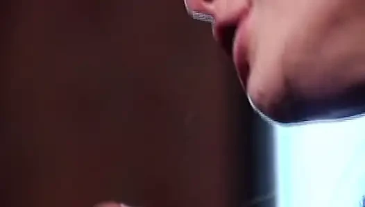 Busty Brunette MILF Enjoys Intense Desk Fuck Session