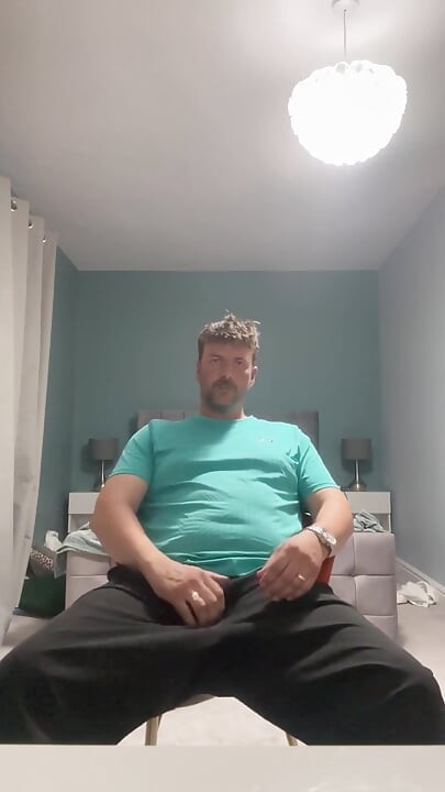 Horny Daddy Wanks and Fingers Arse