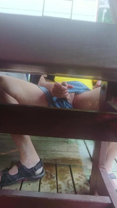 Public masturbation and peeing
