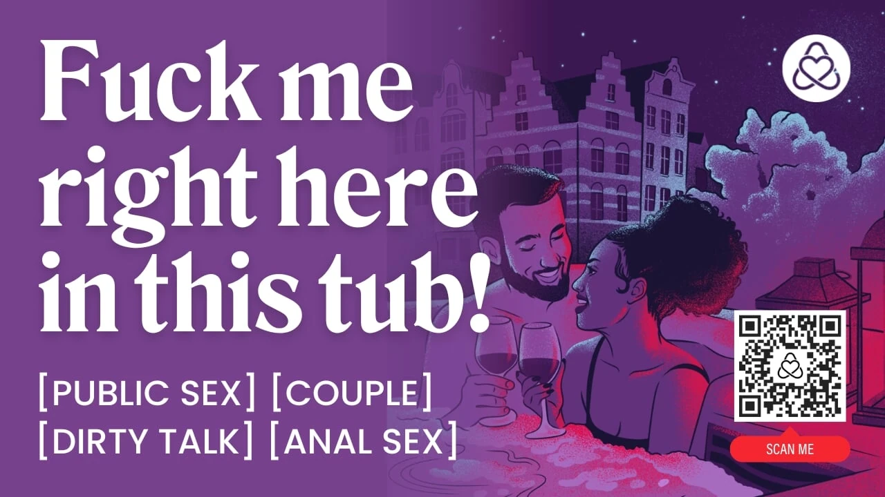 Asmr audio porn: sexo em público na banheira com sua namorada - anal &dirty talk - história de áudio erótico