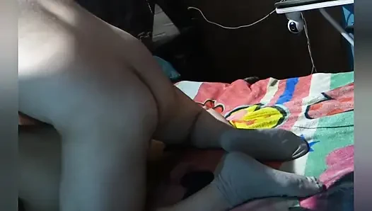 It's a bitch that swallows what a scary dick